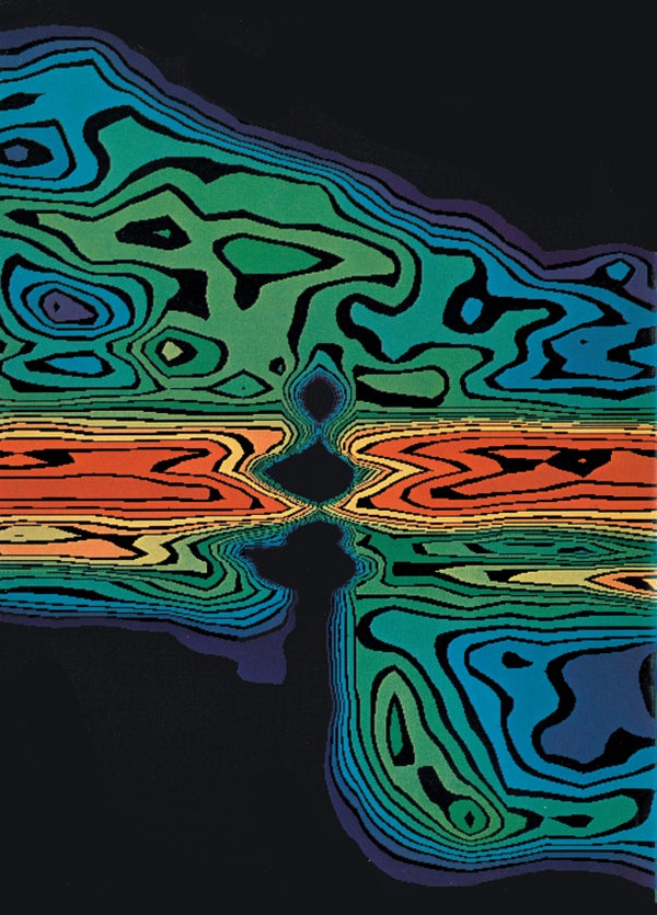 Map shows the distribution of emission from un-ionized hydrogen.